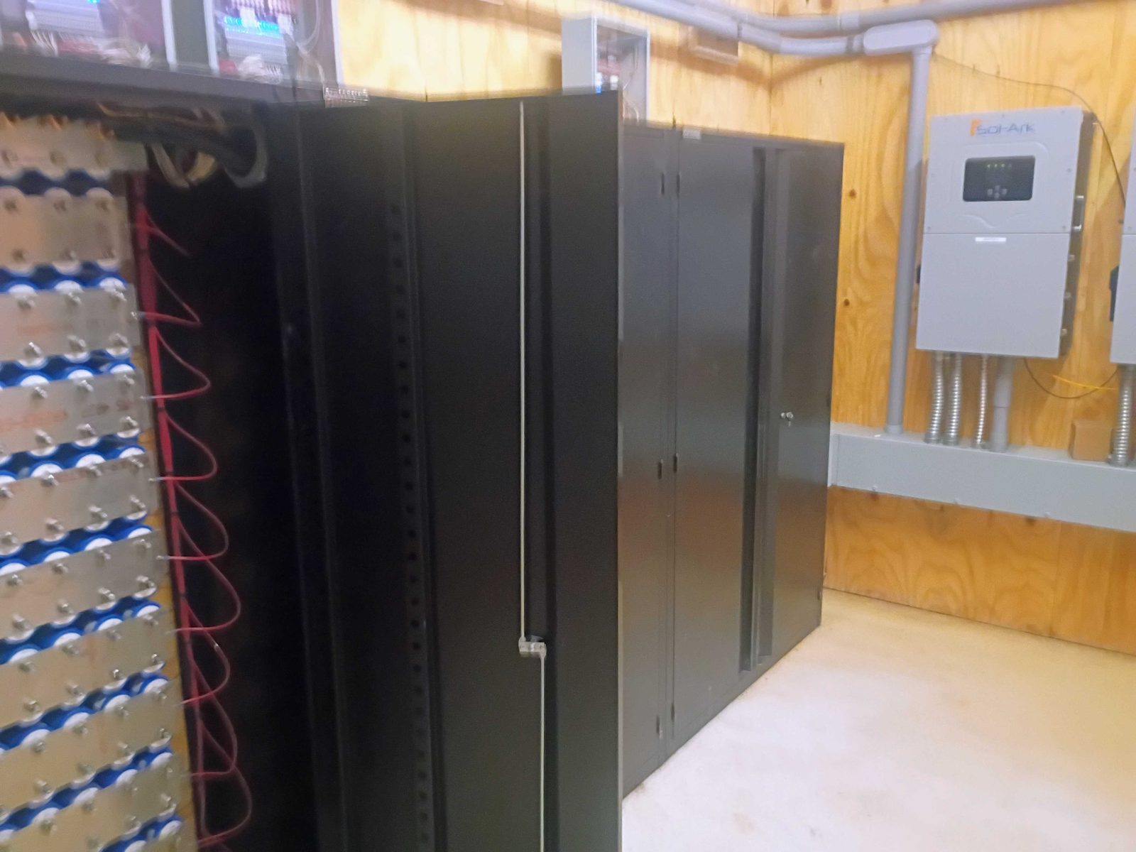 Battery bank & Sol-Ark inverter